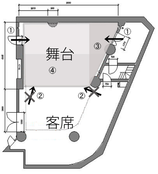 シアター21フェス舞台図面